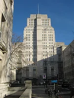 The Senate building from ground level